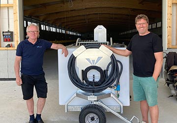 Kalkunfarm i Østrig investerer i vaskerobot
